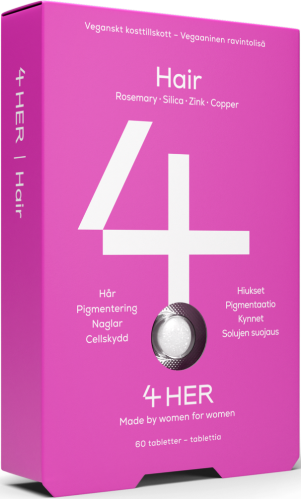 4HER Hair ravintolisä 60 kpl