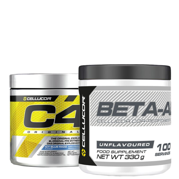 C4 PWO 30 annosta + COR-Performance Beta-alaniini 330 g