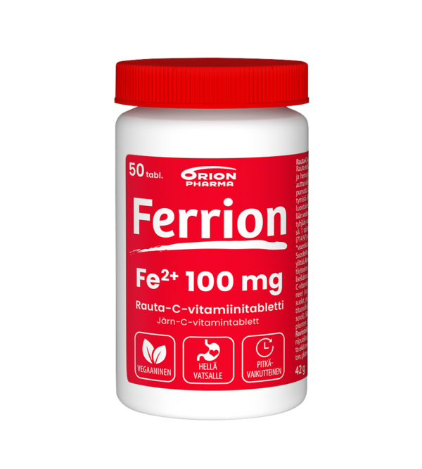 Ferrion 50 tabl 100 mg
