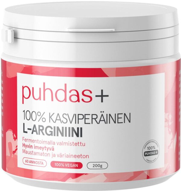Puhdas+ L-Arginiini 200 g