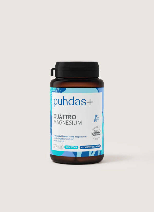 Puhdas+ Quattro Magnesium 60 kaps