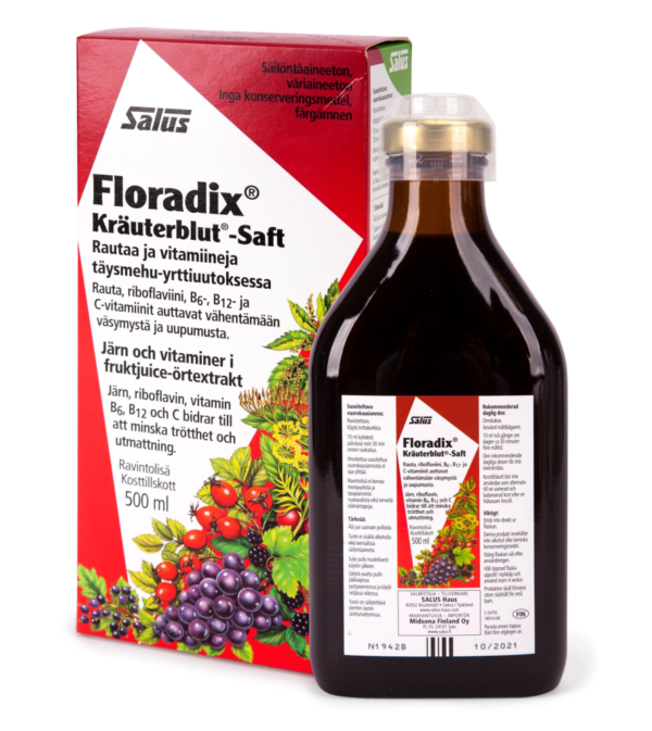 Salus Floradix 500 ml nestemäinen rautavalmiste