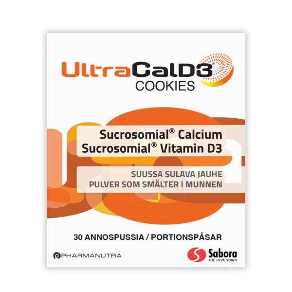 UltraCal D3 Cookies annospussi 30 kpl